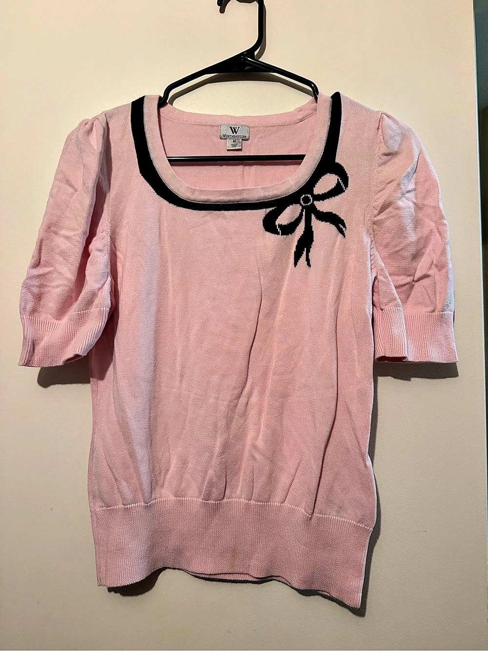 Worthington Pink Crew Neck Sweater Size Medium
